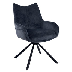 Fauteuil tournant KALI - Bleu