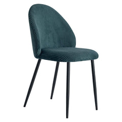 Chaise BELLOT bleu pétrole