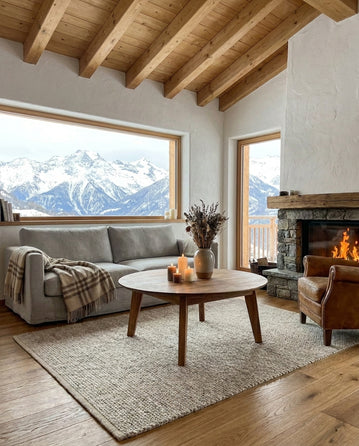 Table basse NOS-33 salon chalet alpin