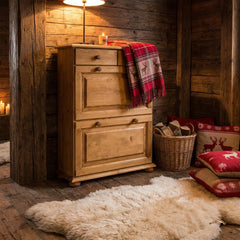 Meuble à chaussures T316 - ambiance chalet