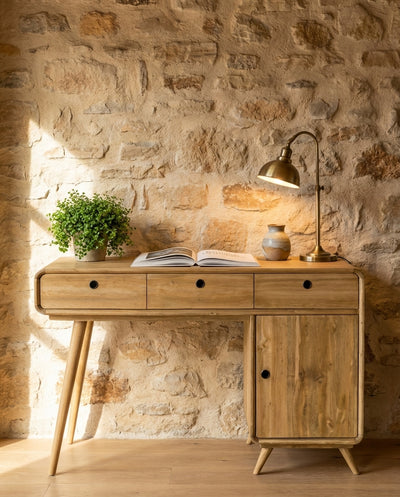 Bureau CA-30 — décor chalet alpin
