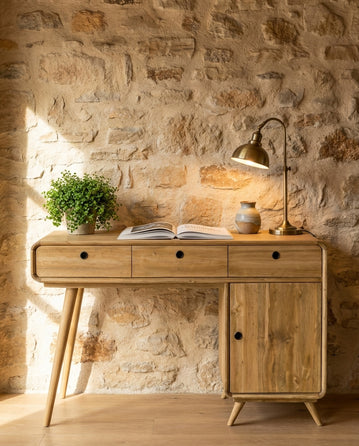Bureau CA-30 — décor chalet alpin