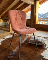 EMMA Rose Saumon chalet montagne