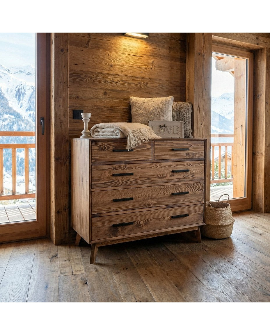 COMMODE 3 + 2 TIROIRS