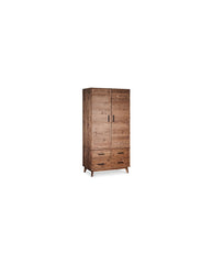 ARMOIRE 2 PORTES 3 TIROIRS