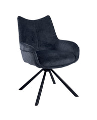 Fauteuil tournant KALI - Bleu