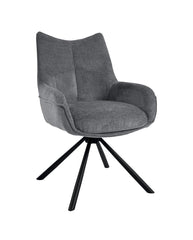 Fauteuil tournant KALI - Gris