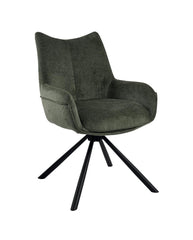 Fauteuil tournant KALI - Kaki