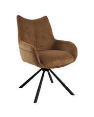 Fauteuil tournant KALI - Moutarde