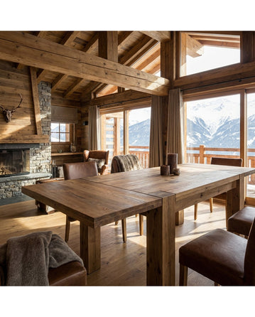TABLE LODTA - ambiance chalet