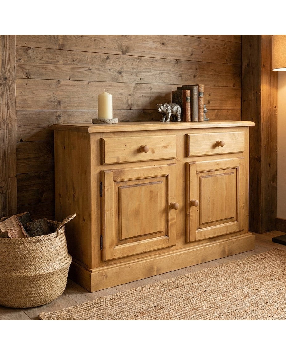 Bahut T64 ambiance chalet montagne déco sobre
