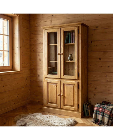Vitrine T24 dans un chalet montagne