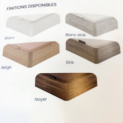 LIT COFFRE FLEX - Finitions disponibles