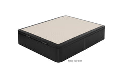 Sommier coffre Living - Simili cuir noir