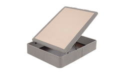 Sommier coffre Living ouvert - Rustic gris