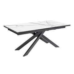 Table LYS - Blanc marbré