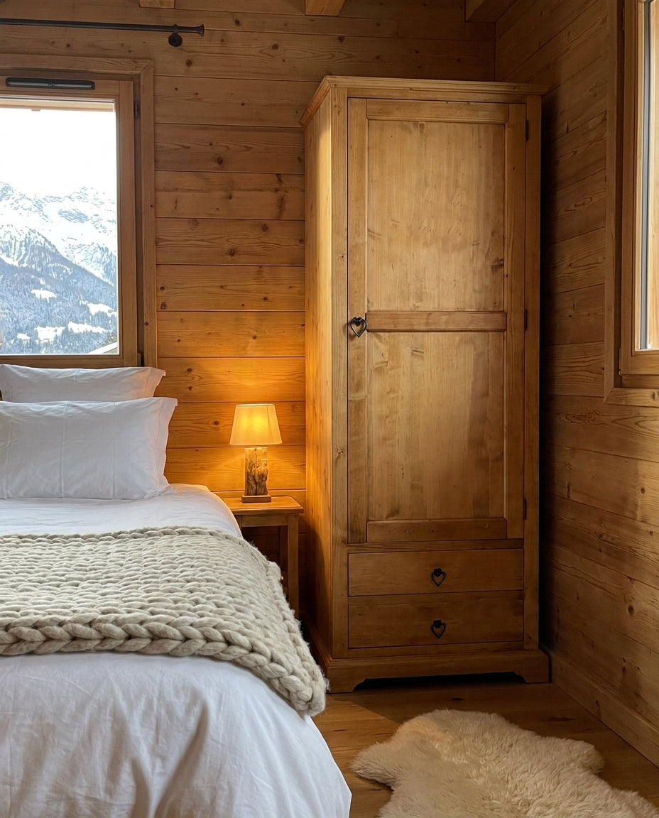 Bonnetière MC17 dans une chambre chalet montagne