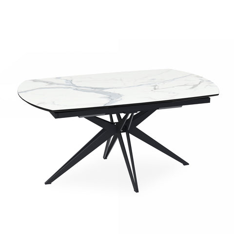 Table Nénuphar - Blanc marbré