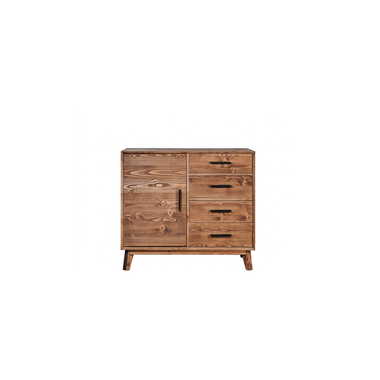 BAHUT BAS 1 PORTE 4 TIROIRS