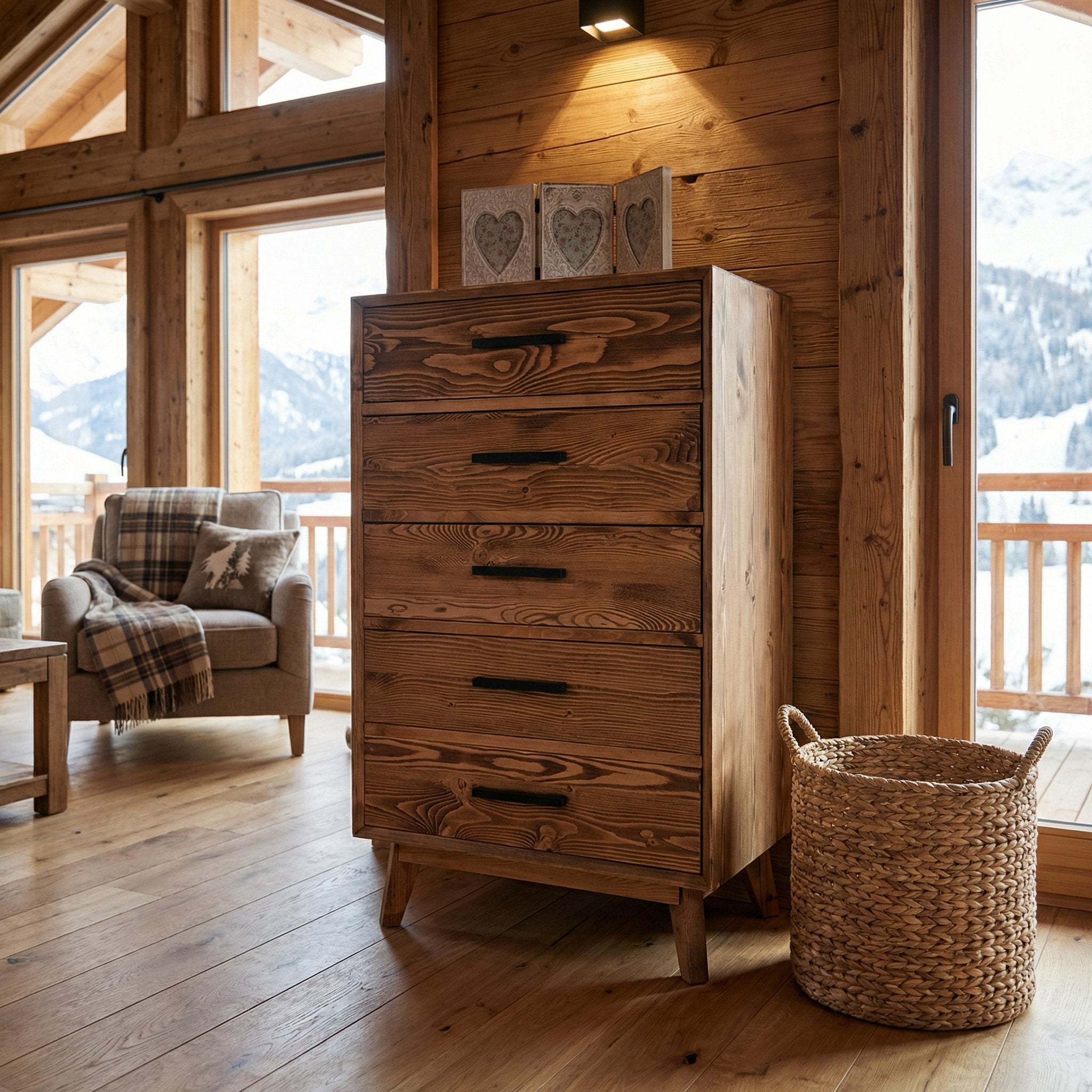 CHIFFONIER 5 TIROIRS