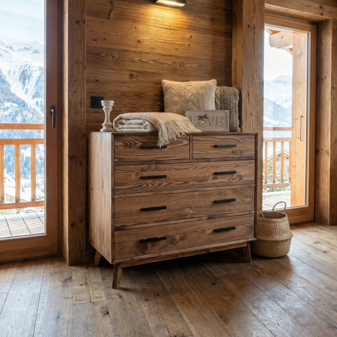 COMMODE 3 + 2 TIROIRS