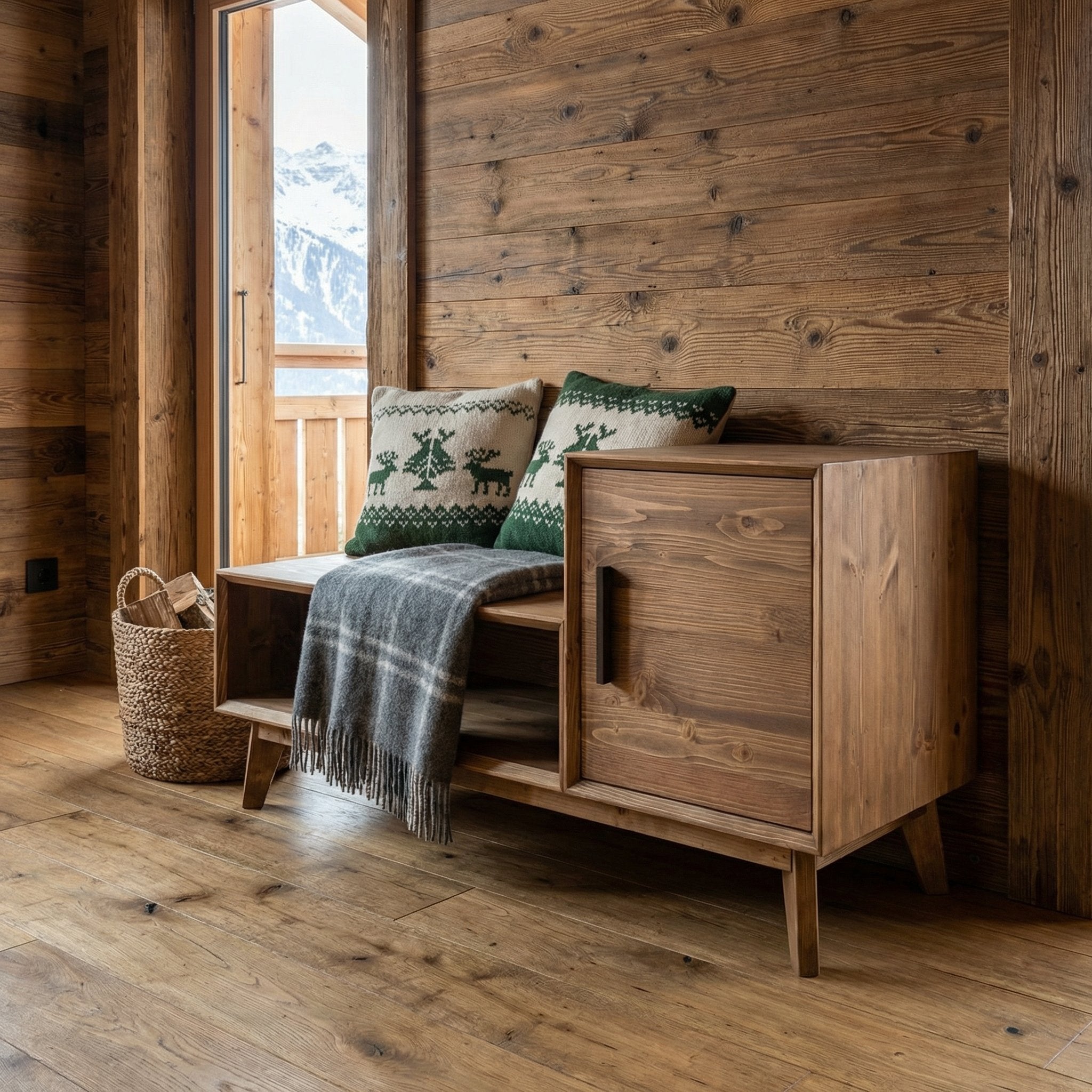 BANQUETTE 1 PORTE + 1 NICHE