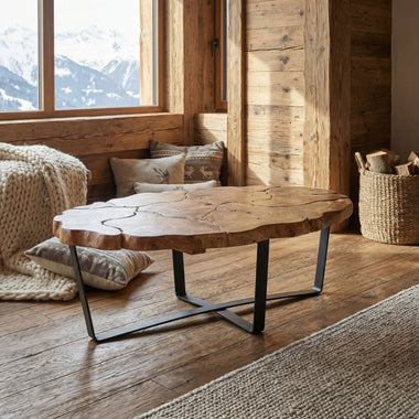 TABLE BASSE OVALE
