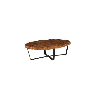 TABLE BASSE OVALE