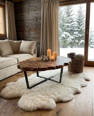 TABLE BASSE OVALE
